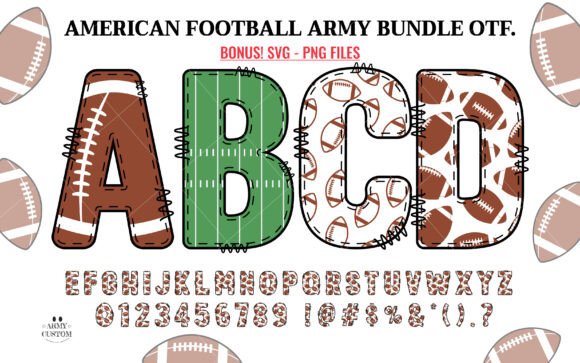 American Football Bundle: Display Font for Campaigns