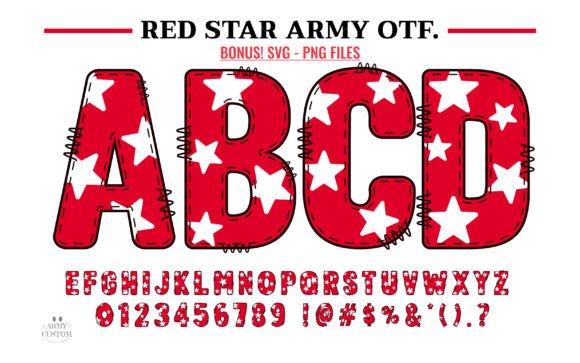 Build a Stronger Brand Look with Red Star Army Font