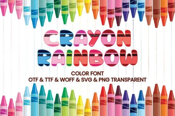 Crayon Rainbow: A Colorful Font for Creative Projects