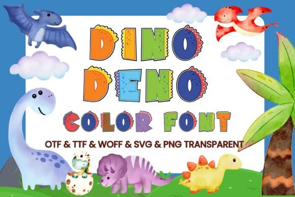 Dino Deno Font for Business
