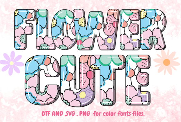 Flower Cute: A Decorative Font That Brings Whimsy to Brand Campaigns