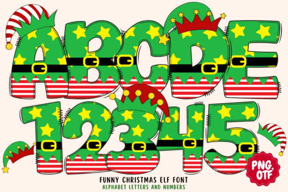 Funny Christmas Elf Font for Festive Campaigns