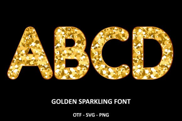 Golden Sparkling: A Display Font That Adds Pure Magic to Branding