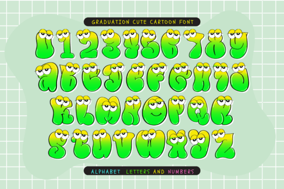 Graduation Cute Cartoon Font