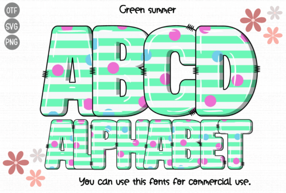 Green Summer: A Color Font Designed for Cheerful Brand Identity