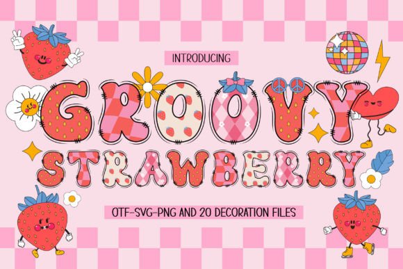 Groovy Strawberry: A Whimsical Font for Handmade Creations