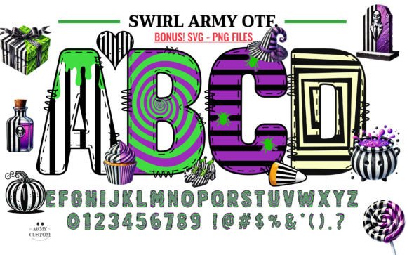 Halloween Army Bundle: A Display Font for Web Designers