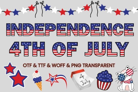 Independence 4th of July: A Color Font for Campaign Impact