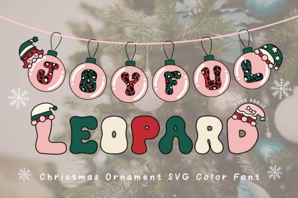 Joyful Leopard: A Playful Color Font for Editorial Design
