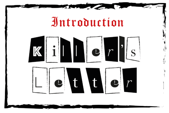 Killer's Letter Font for Creative Projects