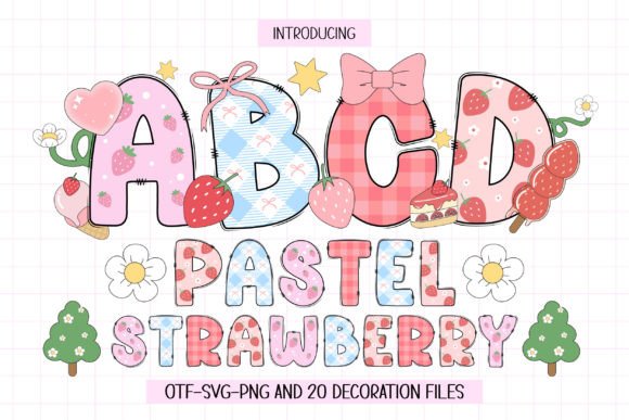 Pastel Strawberry: A Font That Sweetens Campaign Visuals