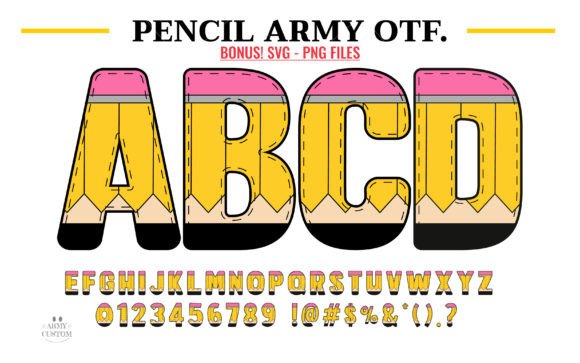 Pencil Army Font Review
