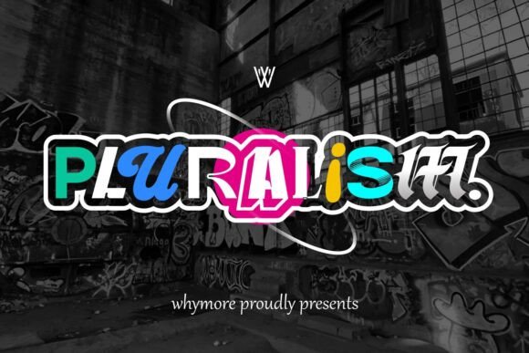 Pluralism: A Graffiti-Inspired Font for Bold Editorial Design