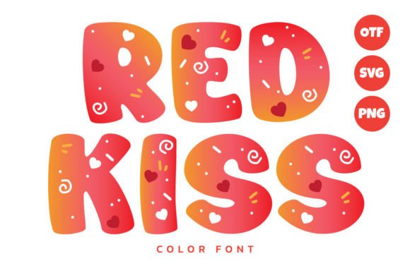 Redkiss: A Playful Color Font for Editorial and Publishing Projects