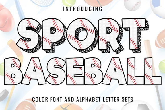 Sport Baseball Font for Business