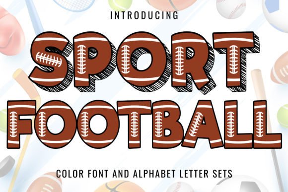 Sport Football Font for Business