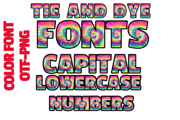 Tie Dye Font for Bold Campaigns