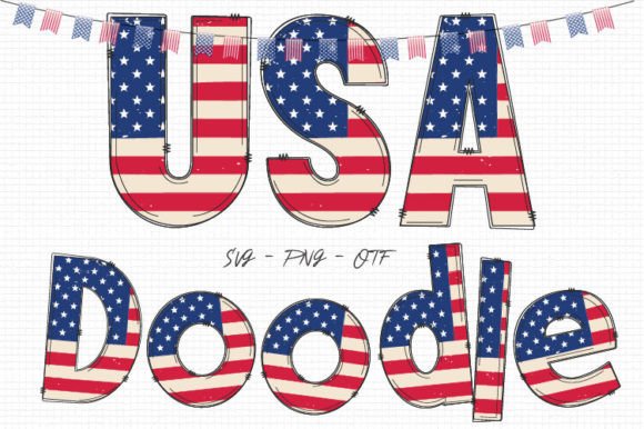 Usa Doodle Review: A Patriotic Font for Branding That Works