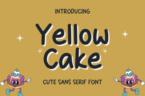 Yellow Cake: A Cute Sans Serif for Creative Projects